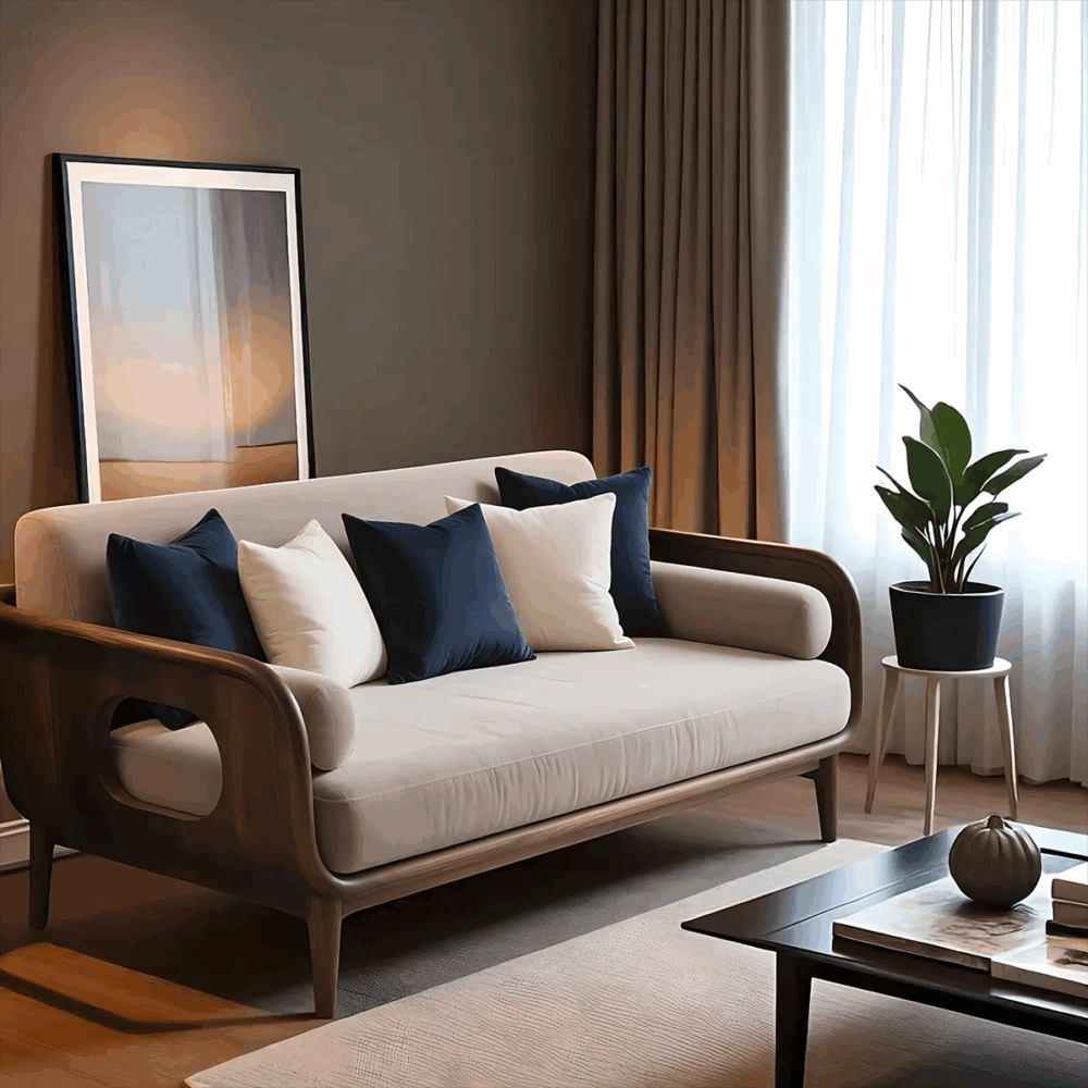 Nordic Sofa With Ash Frame Durable Build Rune - Image 3