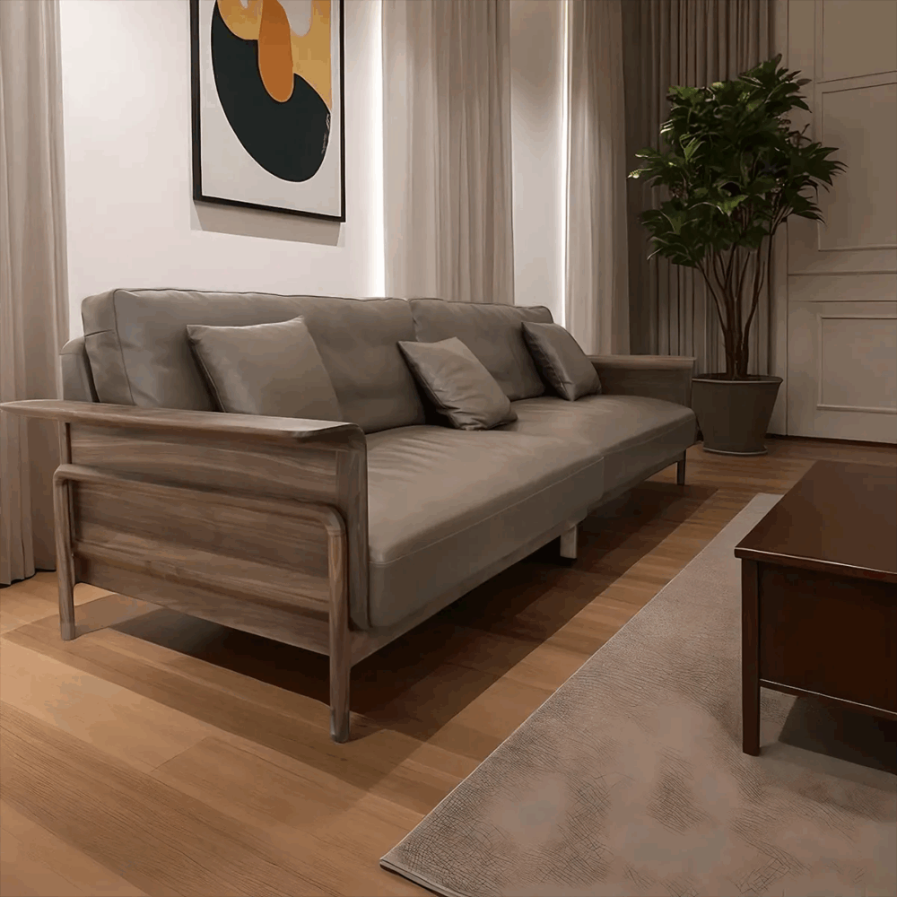 Modern Lounge Sofa With Ash Frame Haven