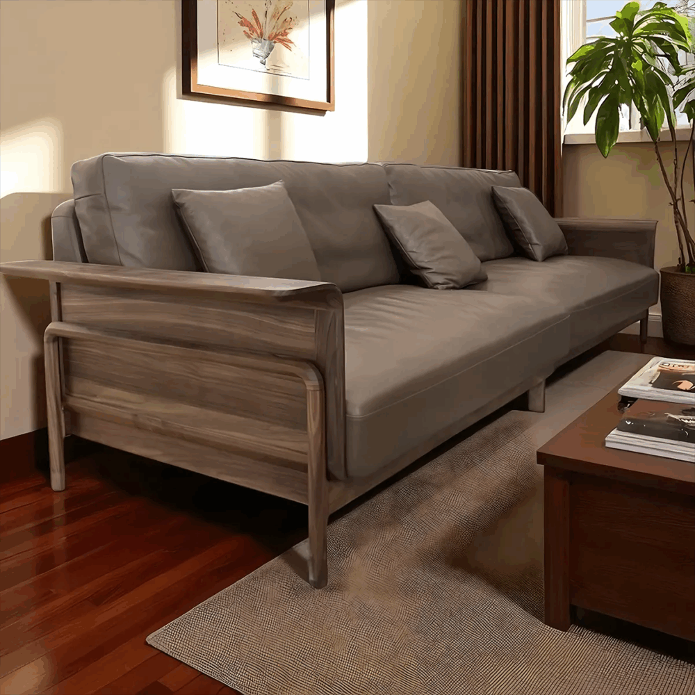 Modern Lounge Sofa With Ash Frame Haven - Image 2