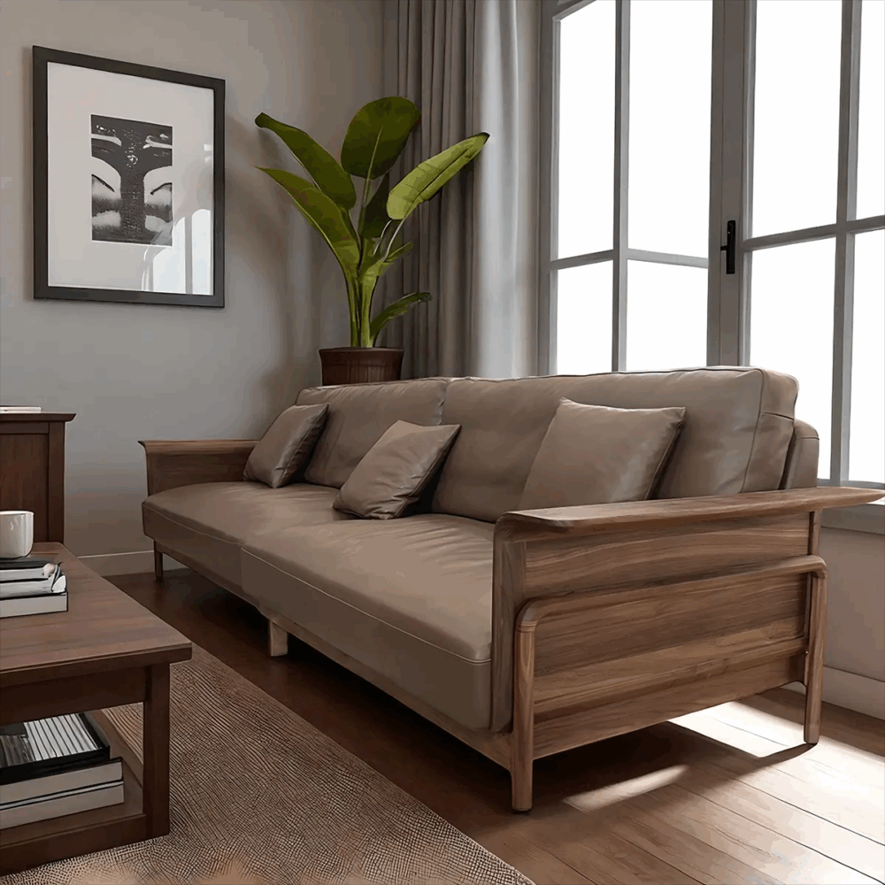 Modern Lounge Sofa With Ash Frame Haven - Image 4