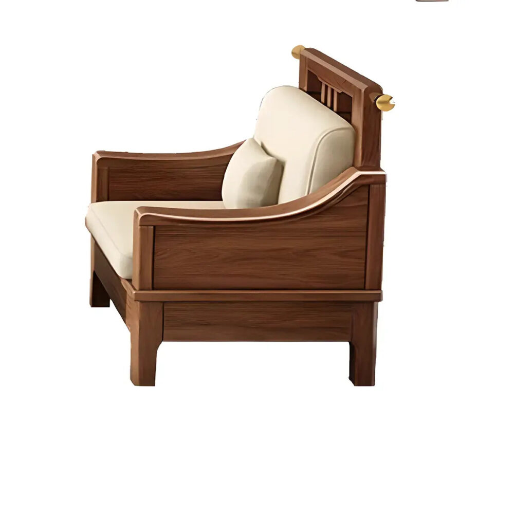 Natural Finish Ash Frame Couch Nora - Image 3