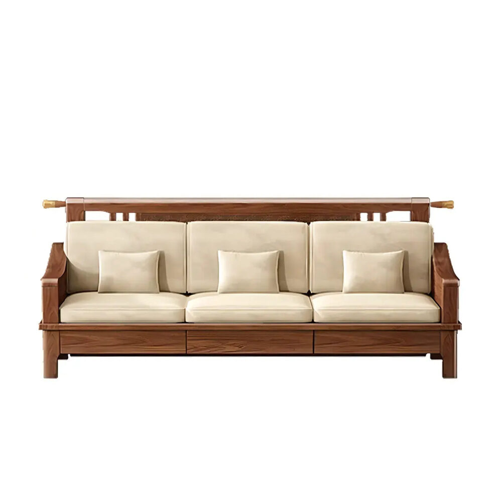 Natural Finish Ash Frame Couch Nora - Image 4
