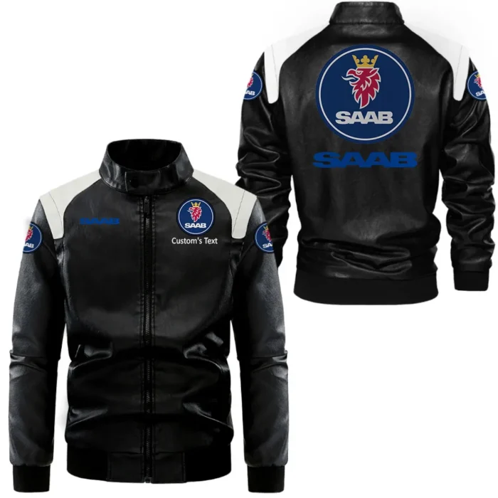 Expedition Vehicle Black And White Leather Jacket, Driven Lifestyle Leather Strength CAR080