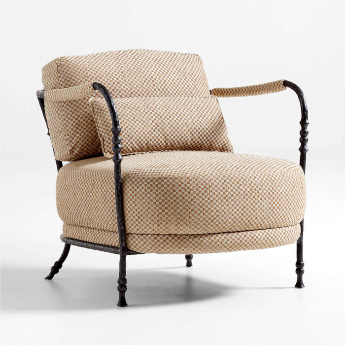 Sculptural Metal Accent Chair Muirfield Arctrace
