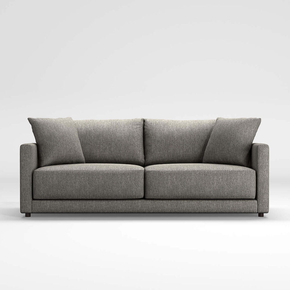 Low Profile Fabric Sofa Gather Hearth