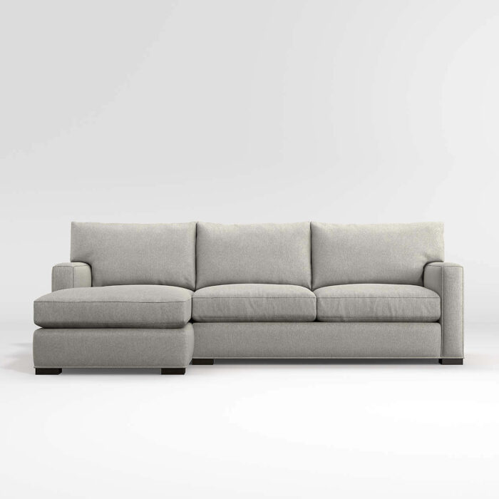 Two Piece Sectional Sofa Axis Layout