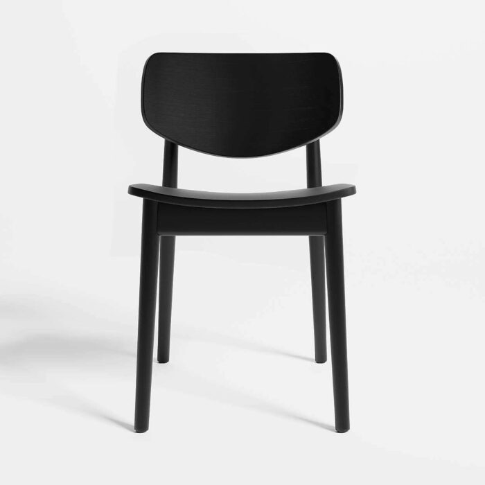 Black Wood Dining Chair Paolo Nightridge
