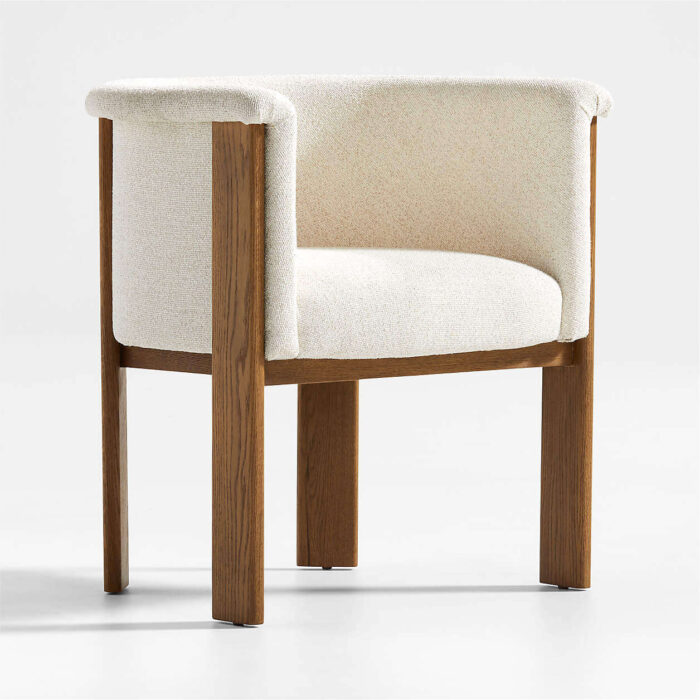 Curved Back Dining Chair Arcrest Mira