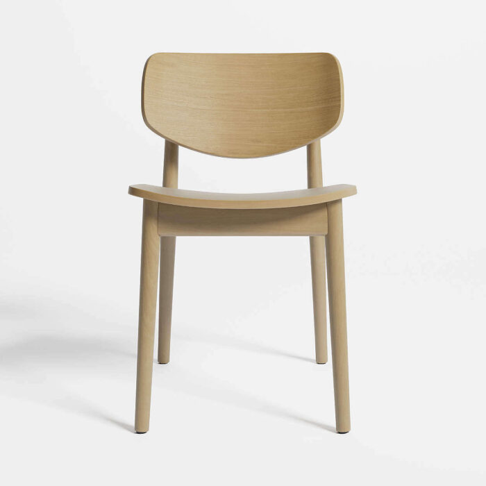 Natural Wood Dining Chair Paolo Meadow