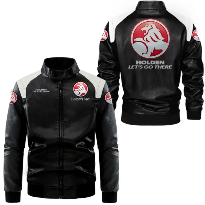 Passenger Car Black And White Leather Jacket, Street-Ready Black & White CAR080