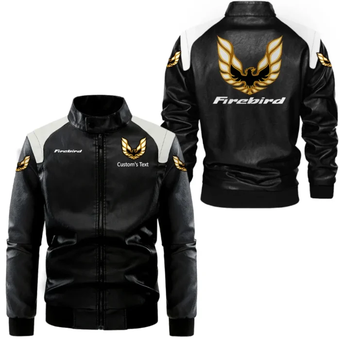 Performance Two-Door Black And White Leather Jacket, Car Pride Black & White CAR080